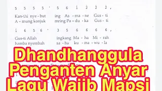 Download Dhandhanggula Penganten Anyar Laras Pelog Pathet Nem Macapat Islami Lagu Wajib Mapsi MP3