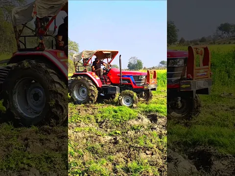 new mahindra yuvo 605 di tractor amazing videos #shorts
