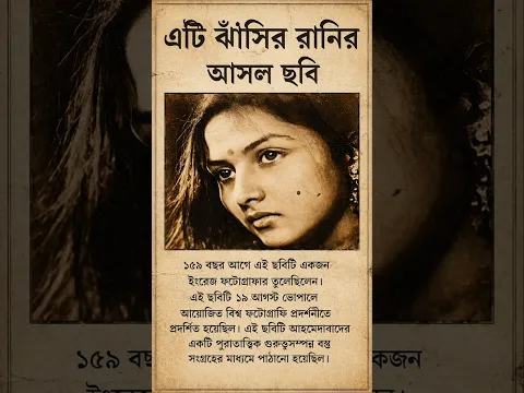 ঝাঁসির রানির আসল ছবি? ১৫৯ বছর আগের রহস্যময় ঐতিহাসিক ছবি! 😱📸 #facts #viral #trending #shorts