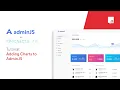 AdminJS Recharts data dashboard in NodeJS and React