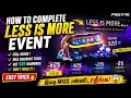 How to Complete Less is More Discount Event Free Fire Free Fire New Event Tamil FF New Event
