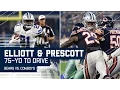 Ezekiel Elliott Dak Prescott Lead 75-Yard TD Drive Bears vs Cowboys NFL