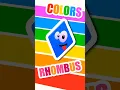 Download Lagu 🔷 The RHOMBUS! ✨ Learning SHAPES \u0026 COLORS 🌈 #titounis #colors #songsforkids #shapes #rhombus