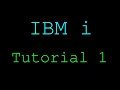 IBM i Tutorial Using and Programming including Db2 COBOL