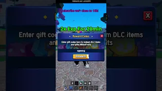 New 2x EXP Codes Blox Fruits 