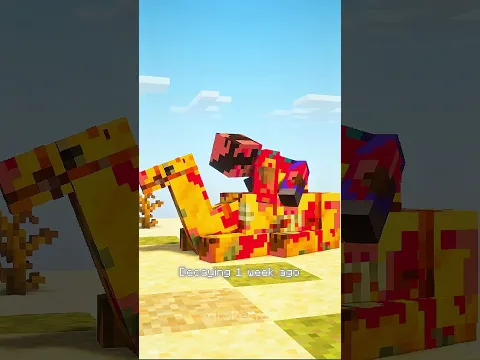 The desert changed them both 💔🐫 #minecraft #memes