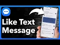 How To Like A Message On Android