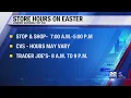 What will be open and closed on Easter