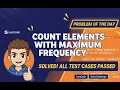 LeetCode Problem 3005 Count Elements With Maximum Frequency Java Solution