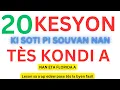 20 KESYON KI SOTI PI SOUVAN NAN TES KONDI POU LISANS NAN ETA FLORIDA A