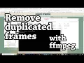 Remove double frames with ffmpeg