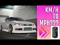 JDM unit conversion KMH to MPH JZX90 KMH cluster to read MPH