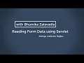 Reading Form Data using Servlet - Bhumika Zalavadia