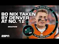 Bo Nix drafted by the Broncos at No 12 Pat McAfee Draft Spectacular