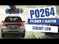 Test Fix P0264 Cylinder 2 Injector Circuit Low KIA Sorento BL 2003-09 G 3 8 V6 Engine