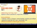 Web Form Part 2 datalist tag autocomplete autofocus min max minlength placeholder