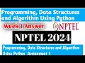 Nptel Programming Data Structures and Algorithms using Python Week 1 Assignment Answer