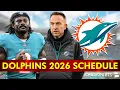 Miami Dolphins 2026 Schedule