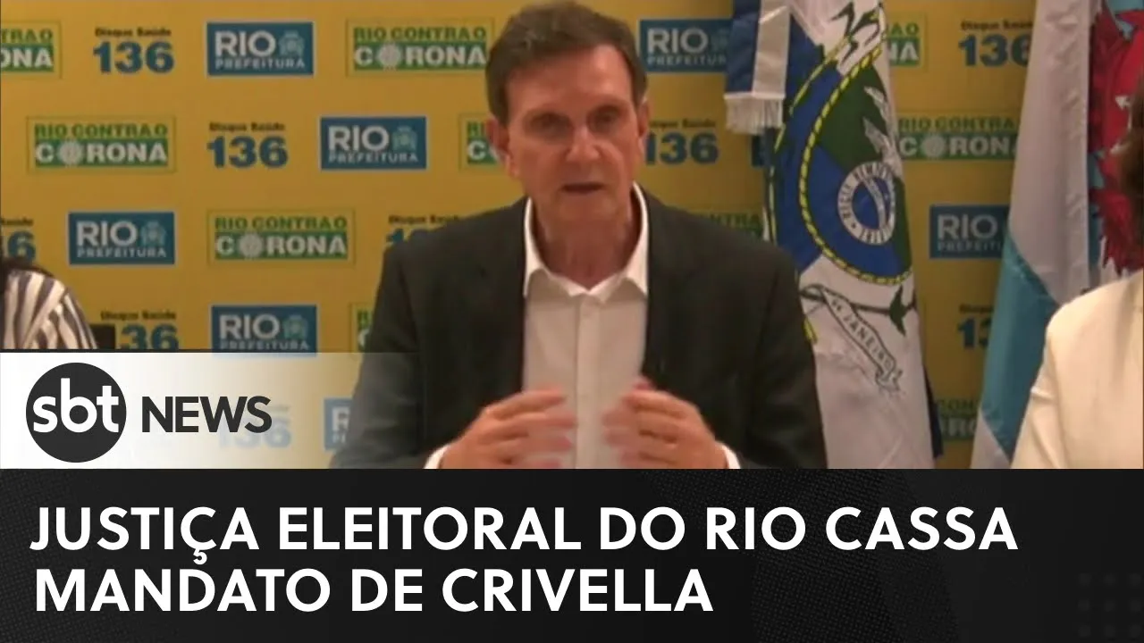 Justiça eleitoral do Rio cassa mandato de Marcelo Crivella | #SBTNewsnaTV (30/05/23)