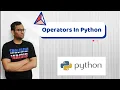 Operators In Python Python Tutorial For Beginners Education Unplugged