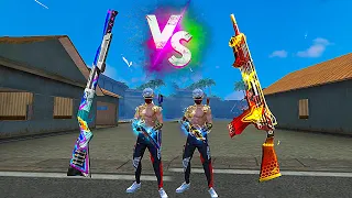 SHADOW ROGUE MAG 7 VS COLLAGE ART M590 || DAMAGE ABILITY TEST FREE FIRE | GAMING RAJU