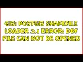 GIS Postgis shapefile loader 2 1 error dbf file can not be opened 6 Solutions