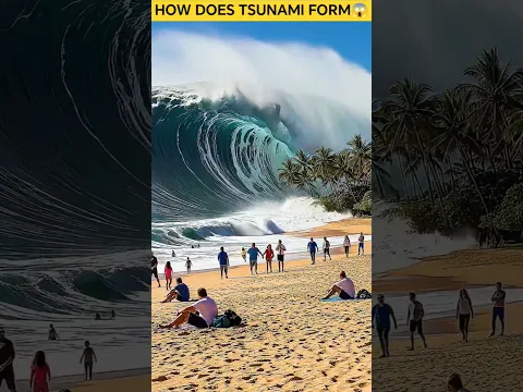आखिर समुन्द्र मे tsunami कैसे बनता है😱🤯|How does tsunami form🤯🤯|#facts #shorts #tsunami #sea #viral
