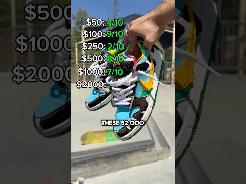Is skateboarding $2000 shoes worth it!! #skateboarding #sk8 #skate #shorts