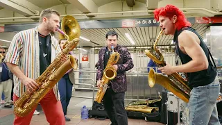 lucky chops funkytown w leo p and adrian condis live in the nyc subway 
