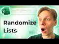 How to Randomize Lists in Excel 2026 Easy Guide