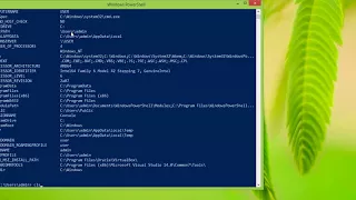 Access Environment Variables Using PowerShell PowerShell Recipe 