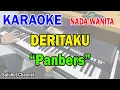 Download Lagu DERITAKU ll KARAOKE PANBERS ll SETELAH KULEPAS DIRIMU ll NADA WANITA B=DO