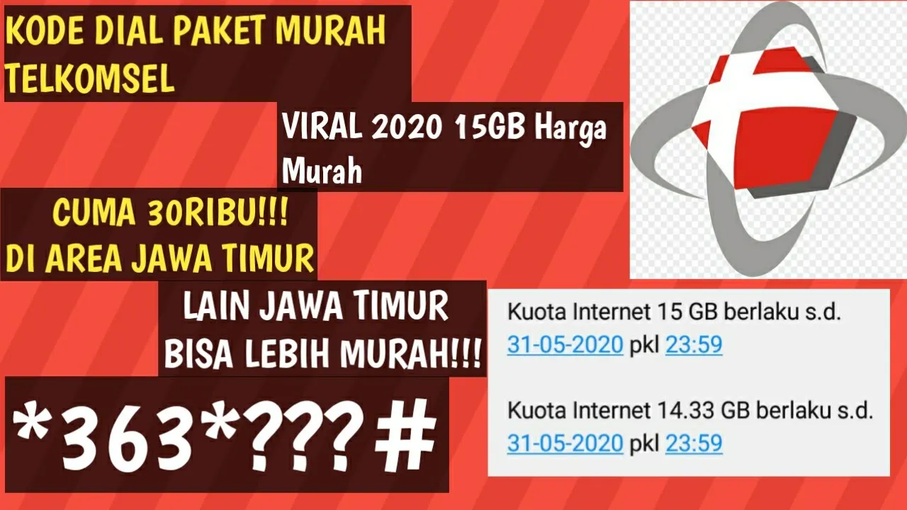 Kode Dial Paket Internet Telkomsel Super Murah 2021 !!