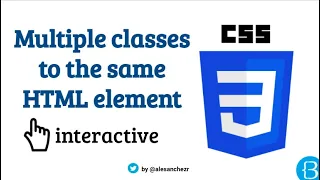 04 2 - How to apply multiple CSS classes to the same HTML element