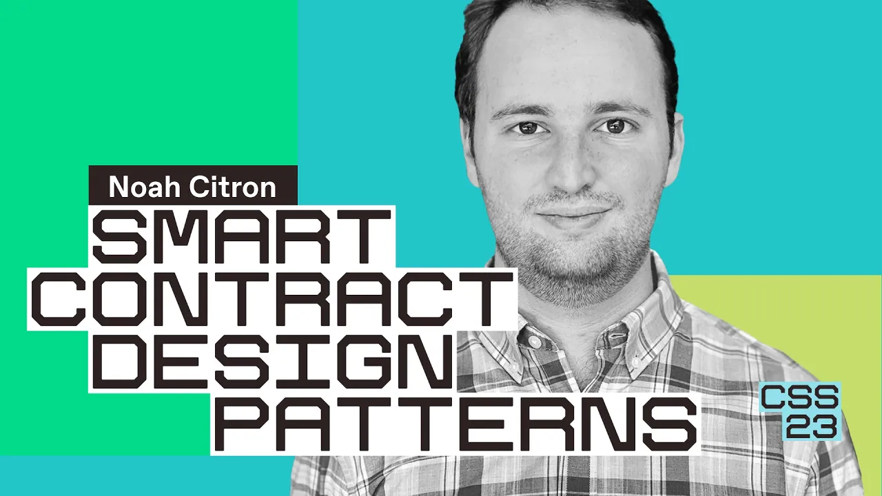 Smart contract design patterns | Noah Citron