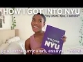 how i got into nyu my stats tips advice more everything you need to know