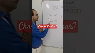 Oracle SQL Char vs Varchar2 Data Type Difference Explained - By Saurabh Joshi at Unisoft Nagpur