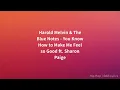 Harold Melvin & The Blue Notes - You Know How to Make Me Feel so Good ft. Sharon Paige (Lyrics)