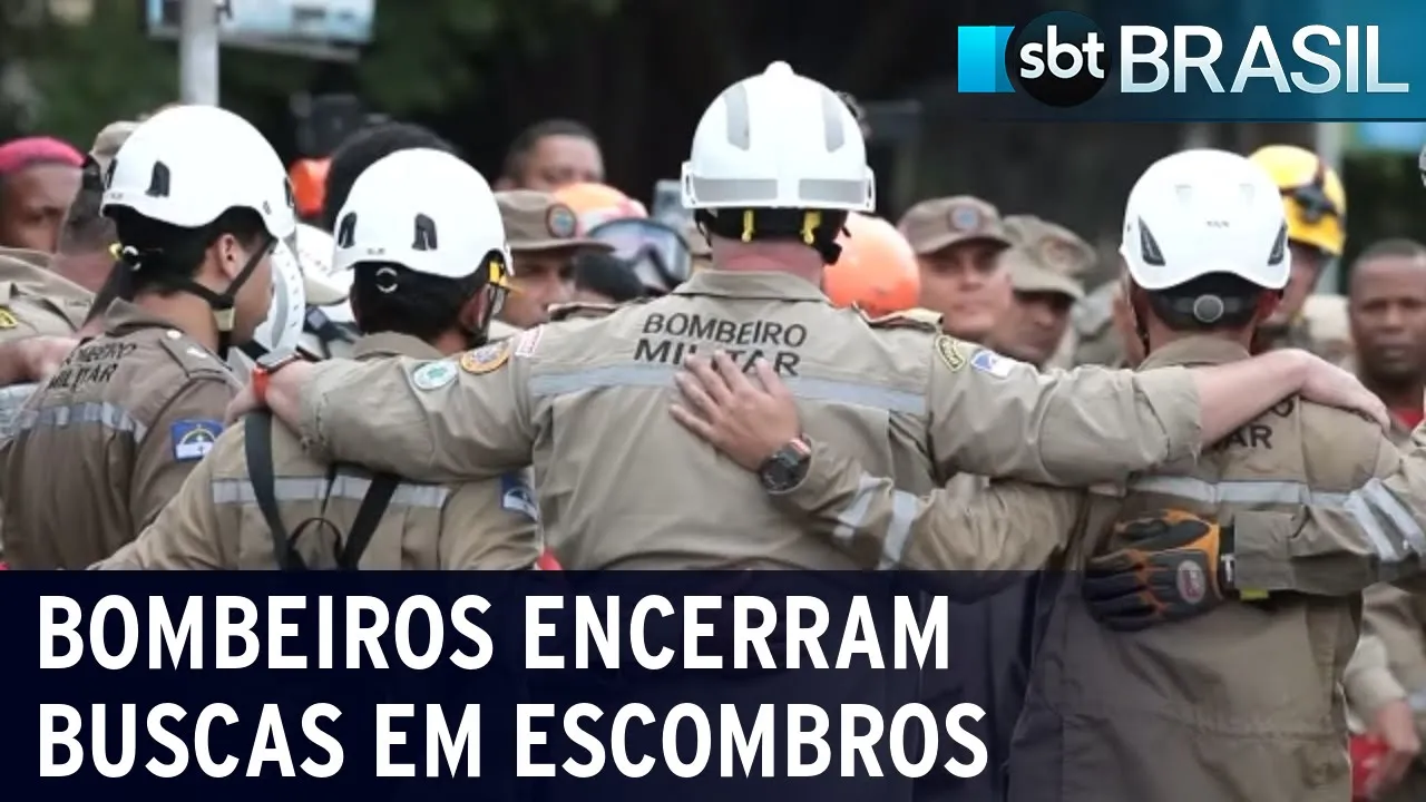Bombeiros encerram buscas em escombros no Recife | SBT Brasil (08/07/23)