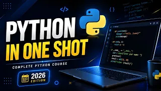 Python in One Shot Complete Python Course for Beginners to Advanced 2026 Full Python Tutorial