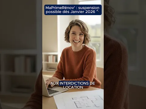 MaPrimeRénov' : suspension possible dès janvier 2026