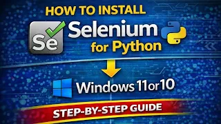 How to Install Selenium Latest Version for Python on Windows STEP-BY-STEP Run automation test
