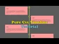 Pure Html and CSS vertical Timeline Design NoorHUB