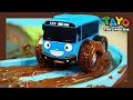 Download Lagu Tayo berubah menjadi mobil balap coklat! l Tayo Kendaraan Berat Skuad 4 l Tayo bus kecil