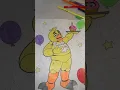 FNAF Coloring Book DAY 3 PAGE 3 CHICA Art Drawing