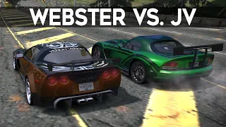 NFS Most Wanted Chevrolet Corvette C6 Webster Vs Dodge Viper SRT 10 JV 