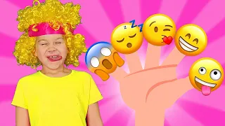 Download Emoji Finger Family Song + More Funny Kids Songs And Nursery Rhymes | Nika Kid MP3