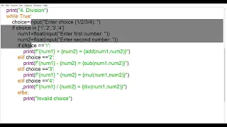 Simple Calculator program in Python