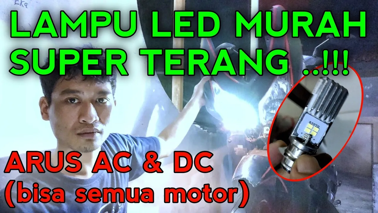 GANTI LAMPU BEAT | PAKAI LED LEBIH TERANG