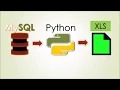 connect to mysql database with Python and write to excel file